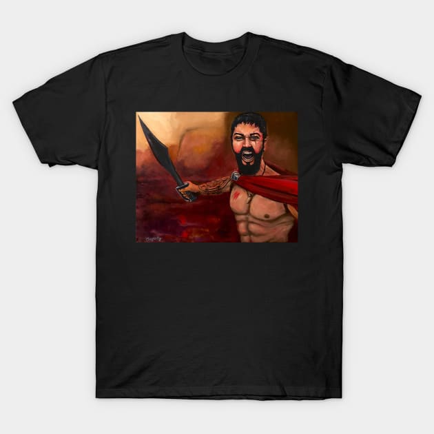 King Leonidas 300 Movie T Shirt TeePublic